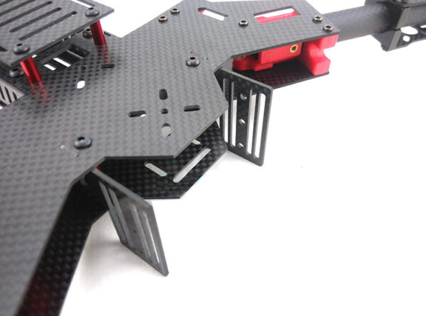 H4 680mm Raptor Carbon Fiber Folding Quadcopter Frame Kit - Image 3