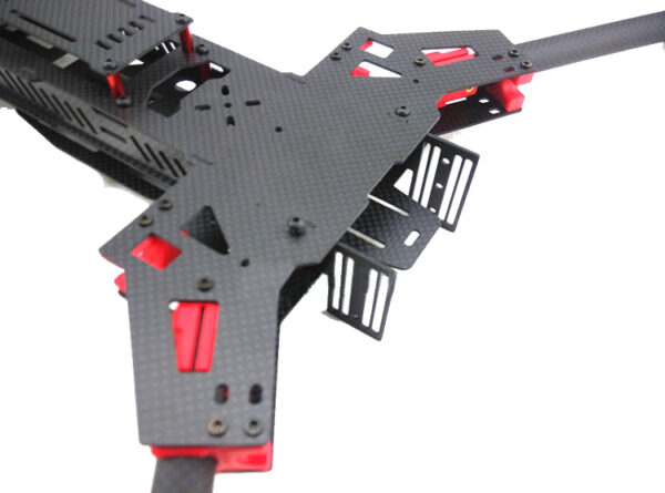 H4 680mm Raptor Carbon Fiber Folding Quadcopter Frame Kit - Image 5