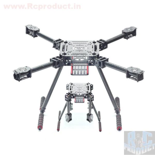 Carbon Fiber Folding FPV Quadcopter Frame Kit with Landing Gear - 550mm