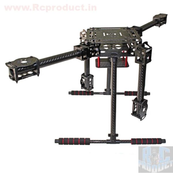 Carbon Fiber Folding FPV Quadcopter Frame Kit with Landing Gear - 550mm - Image 2