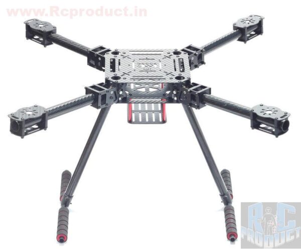 Carbon Fiber Folding FPV Quadcopter Frame Kit with Landing Gear - 550mm - Image 3