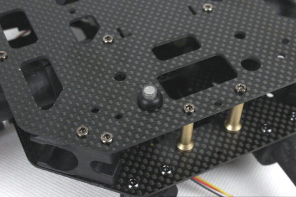 FN650 Carbon Fiber Folding Quad Frame With Electric Landing Gear - Image 2