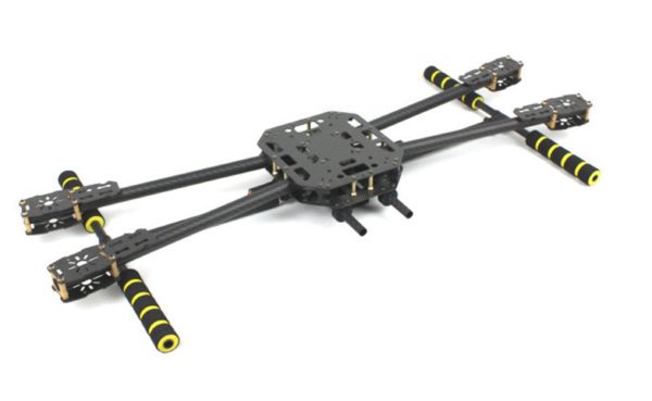 FN650 Carbon Fiber Folding Quad Frame With Electric Landing Gear - Image 3
