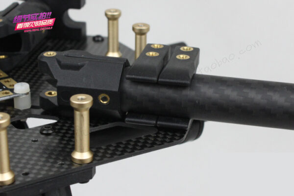 FN650 Carbon Fiber Folding Quad Frame With Electric Landing Gear - Image 5