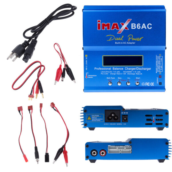 iMAX B6 AC 80W Lipo / NiMH Battery Balance Charger Dual Power input - Image 2