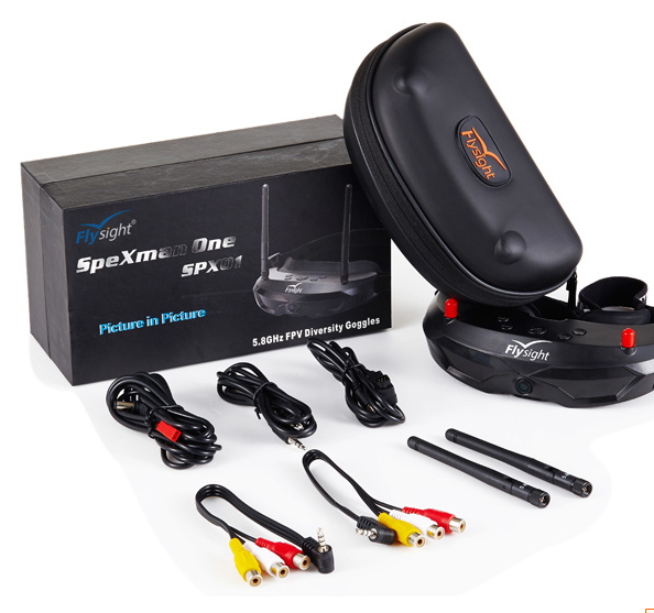 FlySight Spexman 2 5.8Ghz Diversity Fpv Goggles 40Ch RCProduct.in
