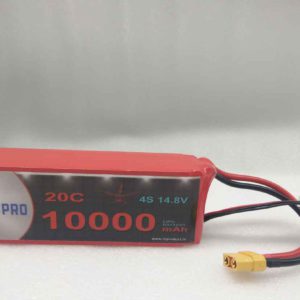 RCPRO 10000mAh 14.8V 20C 4S1P Lipo Battery Pack