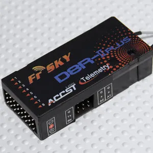 FrSky 8CH Receiver with Telemetery - D8R-II PLUS 2.4Ghz