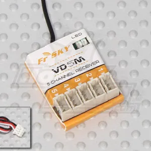 FrSky 5CH Micro Receiver (Telemetry Capable) -VD5M 2.4Ghz