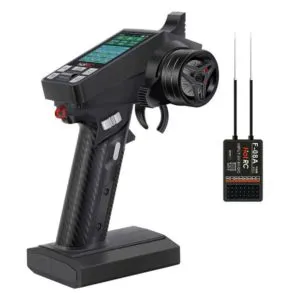 HotRC 8 Channel Metal Hand Wheel RC Radio Transmitter and Receiver